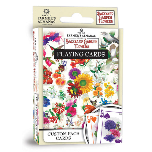 Farmer's Almanac - Backyard Garden Flowers Playing Cards - 54 Card Deck - Just $6.99! Shop now at Retro Gaming of Denver