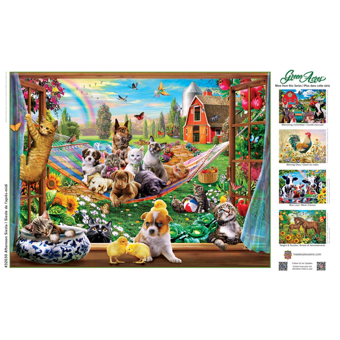 Green Acres - Afternoon Siesta 300 Piece EZ Grip Jigsaw Puzzle - Just $14.99! Shop now at Retro Gaming of Denver