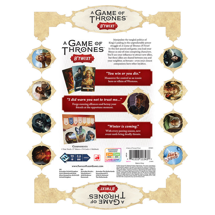 A Game of Thrones: B'Twixt - Just $32.99! Shop now at Retro Gaming of Denver