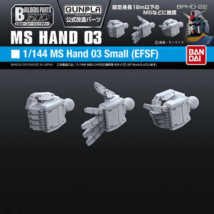Gundam - Builders Parts HD 1/144 MS Hand 03 - Model Kit - for just $9.99! 