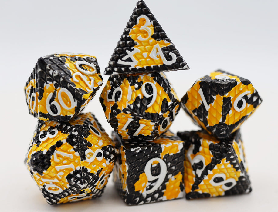 Dragon Scale: Bumblebee - Metal RPG Dice Set - for just $44.99! 