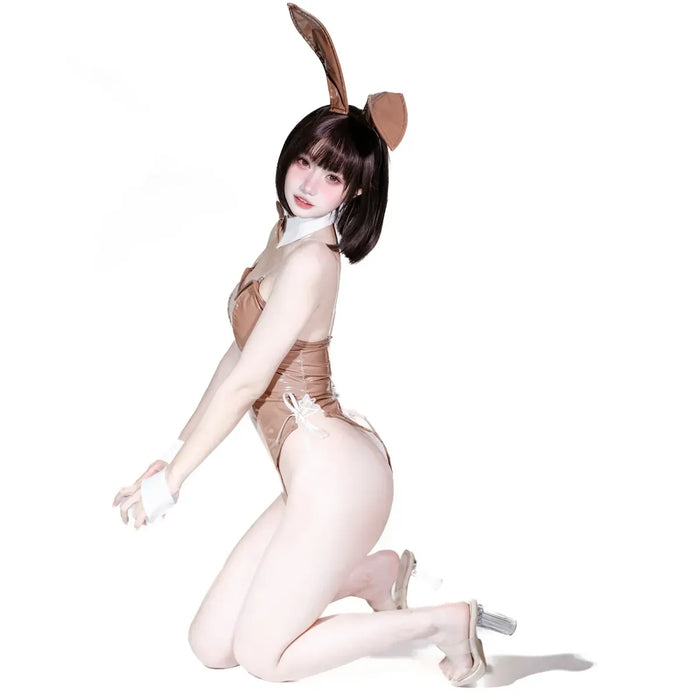 Sexy Bunny Girl Costume - Transparent Halloween Cosplay Jumpsuit - for just $40.95! 