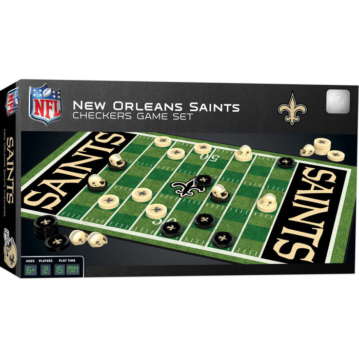 New Orleans Saints Checkers Board Game - Just $19.99! Shop now at Retro Gaming of Denver