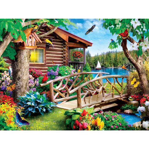 Memory Lane - Cabin Crossing 300 Piece EZ Grip Jigsaw Puzzle - Just $14.99! Shop now at Retro Gaming of Denver