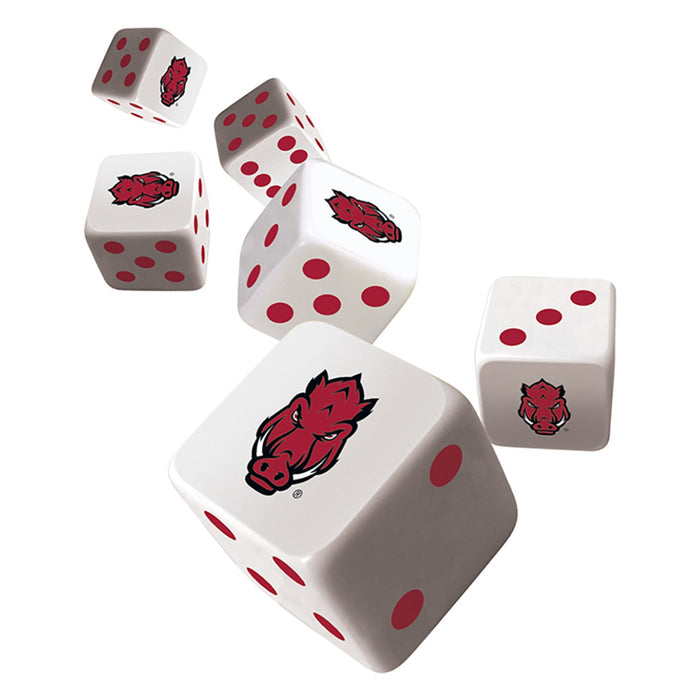 Arkansas Razorbacks Dice Set - Just $4.79! Shop now at Retro Gaming of Denver