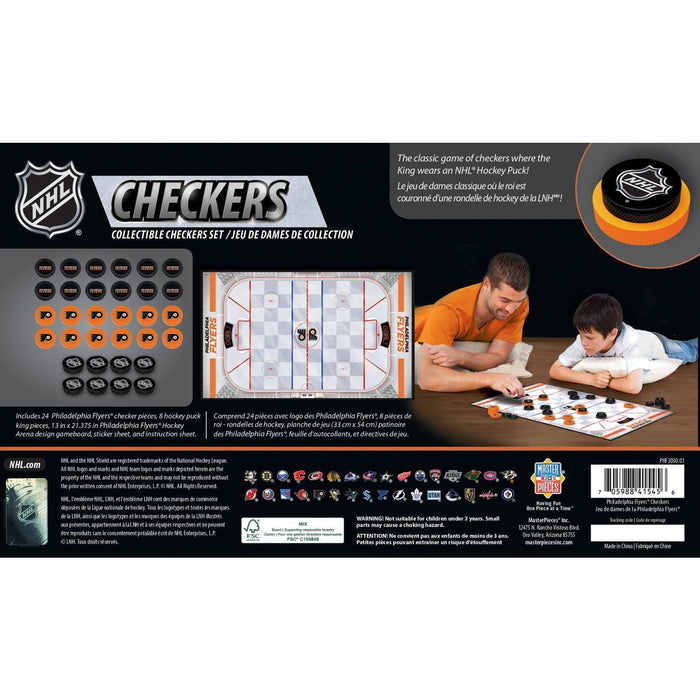 Philadelphia Flyers Checkers Board Game - for just $19.99! 