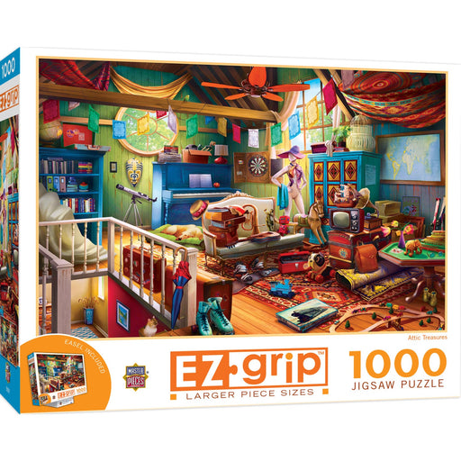 EZ Grip - Attic Treasures 1000 Piece Jigsaw Puzzle - Just $19.99! Shop now at Retro Gaming of Denver