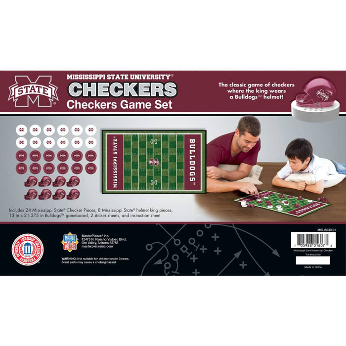 Mississippi State Bulldogs Checkers Board Game - for just $19.99! 