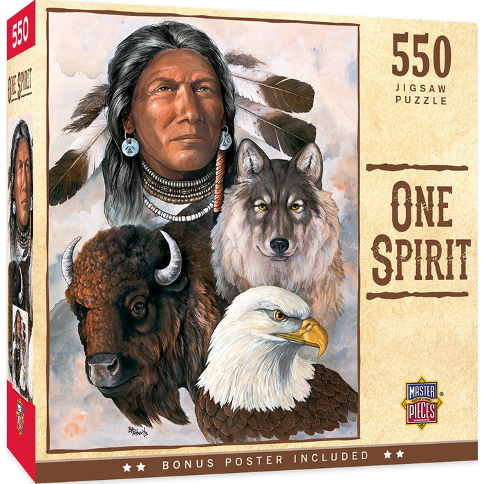 One Spirit 550 Piece Jigsaw Puzzle - for just $14.99! 
