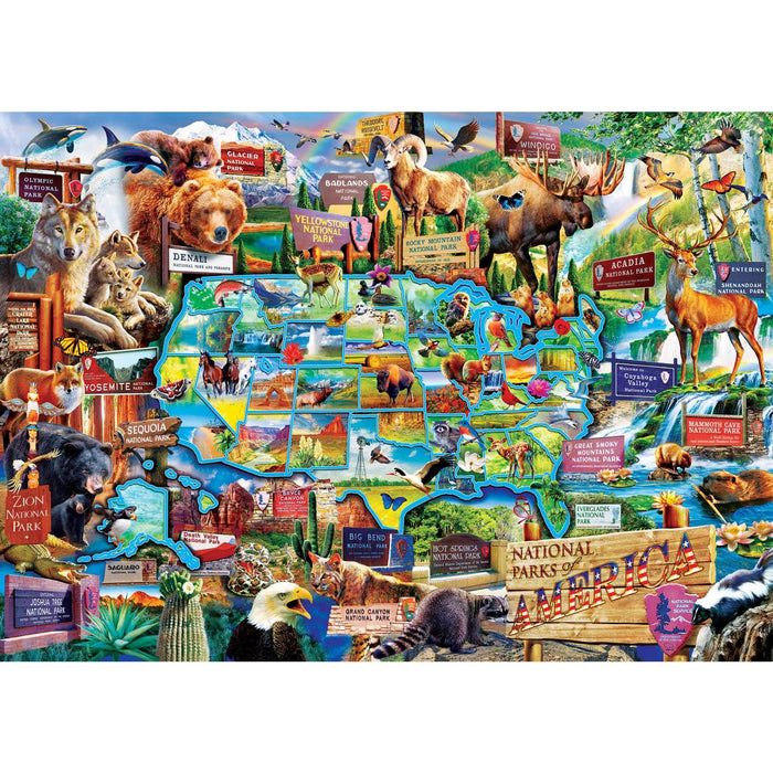 Signature Collection - USA National Parks 3000 Piece Jigsaw Puzzle - Flawed - for just $20.99! 