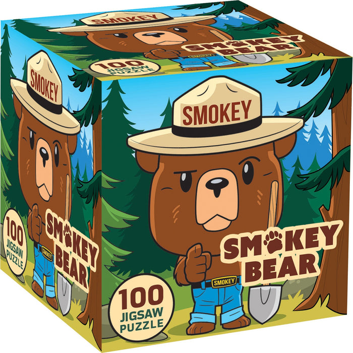 Smokey Bear - 100 Piece Square Jigsaw Puzzle - Just $7.99! Shop now at Retro Gaming of Denver