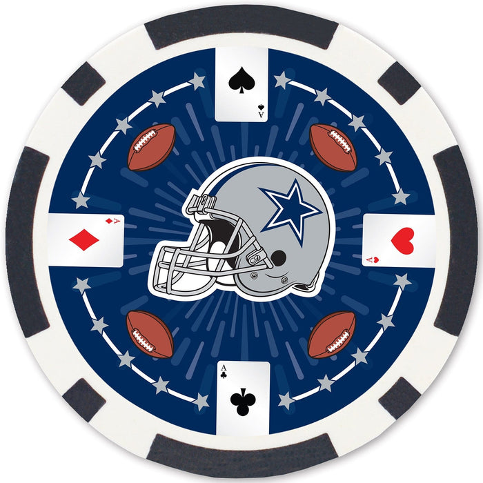 Dallas Cowboys 100 Piece Poker Chips - for just $29.99! 