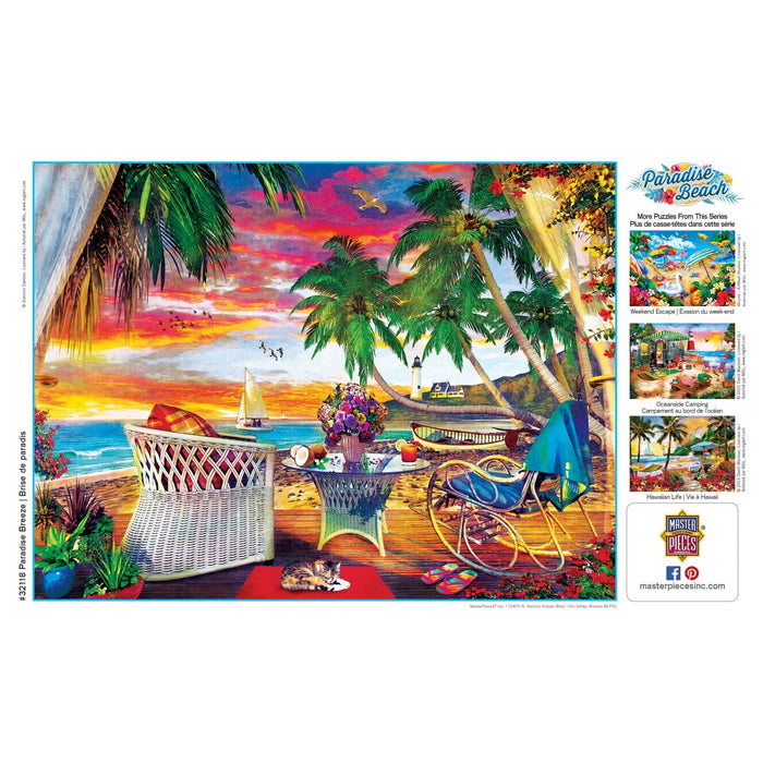 Paradise Beach - Paradise Breeze 550 Piece Jigsaw Puzzle - for just $7.99! 