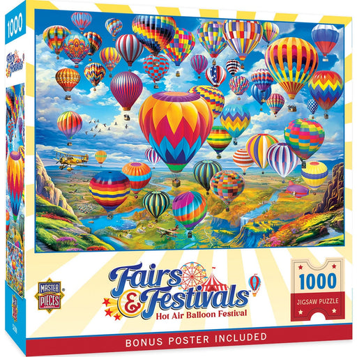 Fairs & Festivals - Hot Air Balloon Festival 1000 Piece Jigsaw Puzzle - for just $16.99! 