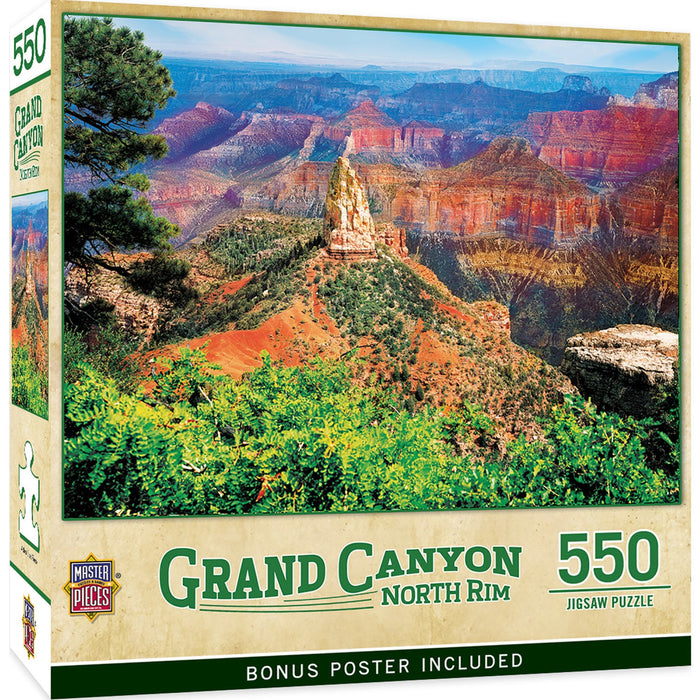 Grand Canyon North Rim 550 Piece Jigsaw Puzzle - Just $14.99! Shop now at Retro Gaming of Denver