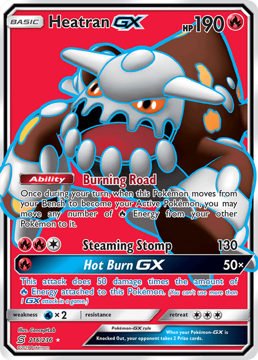 Heatran GX (216/236) [Sun & Moon: Unified Minds] - for just $1.85! 