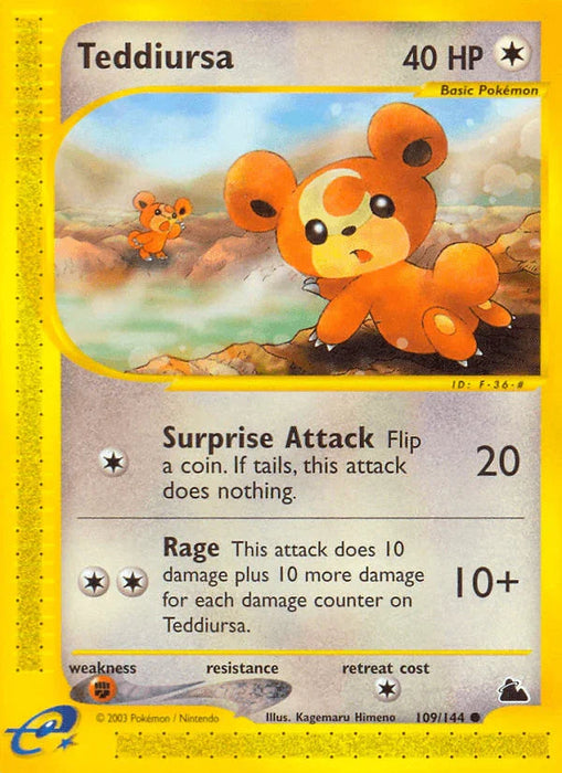 Teddiursa (109/144) [Skyridge] - for just $6.40! 