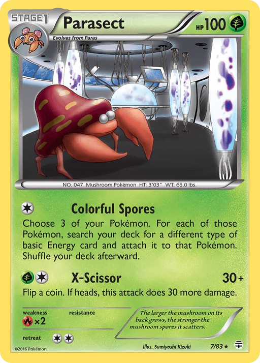 Parasect (7/83) [XY: Generations] - for just $0.15! 