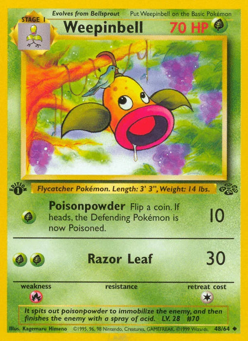 Weepinbell (48/64) [Jungle 1st Edition] - for just $0.75! 