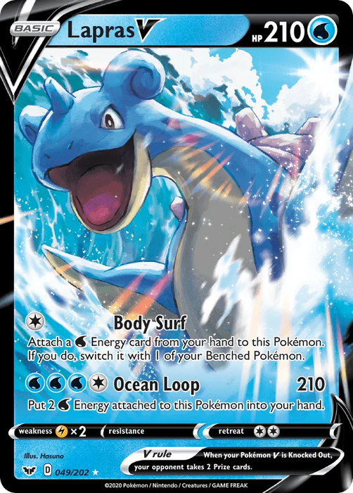 Lapras V (049/202) [Sword & Shield: Base Set] - for just $1.05! 