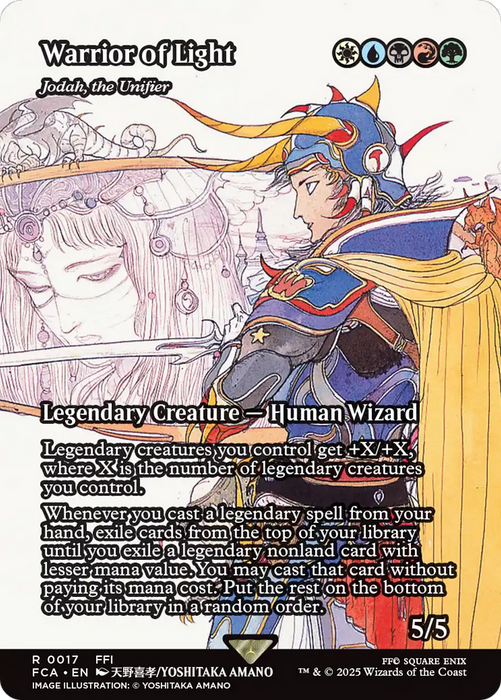 Warrior of Light - Jodah, the Unifier (Showcase) (FCA-017) - FINAL FANTASY: Through the Ages / Warrior of Light (Borderless) - for just $1.14! 
