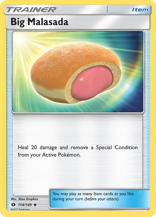 Big Malasada (114/149) [Sun & Moon: Base Set] - for just $0.10! 