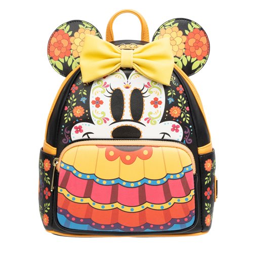 Loungefly Minnie Mouse Dia de los Muertos Sugar Skull Mini-Backpack - Entertainment Earth Exclusive - Premium Backpacks - Just $69.99! Shop now at Retro Gaming of Denver