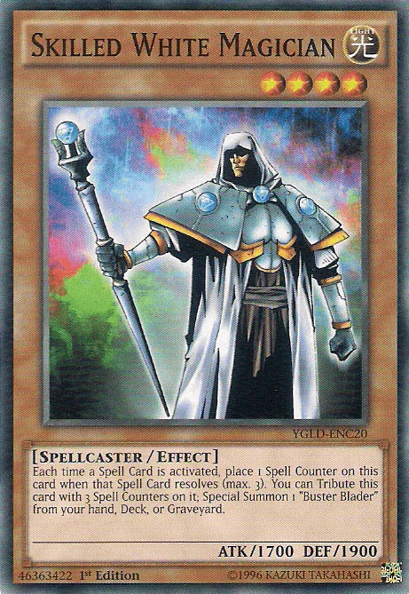 Skilled White Magician [YGLD-ENC20] Common - for just $0.10! 