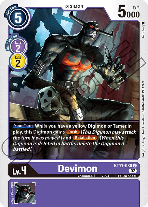 Devimon [BT11-080] [Dimensional Phase] - Just $0.09! Shop now at Retro Gaming of Denver