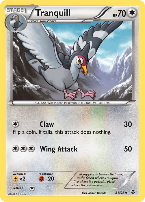 Tranquill (81/98) [Black & White: Emerging Powers] - for just $0.15! 