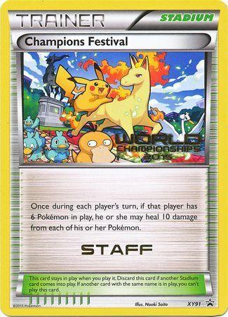 Champions Festival 2015 Staff (XY91) [XY: Black Star Promos] - for just $140! 