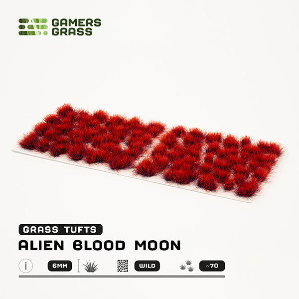 Gamers Grass Tufts: Alien Tufts- Blood Moon 6mm- Wild - for just $7.99! 