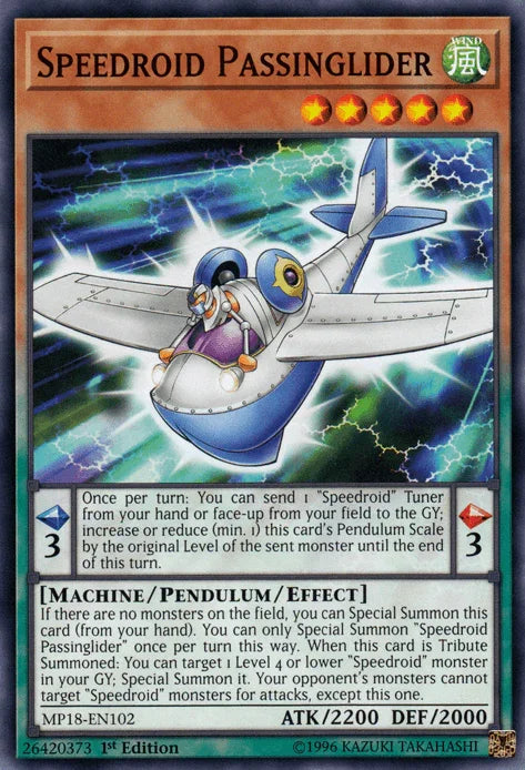 Speedroid Passinglider [MP18-EN102] Common - for just $0.10! 