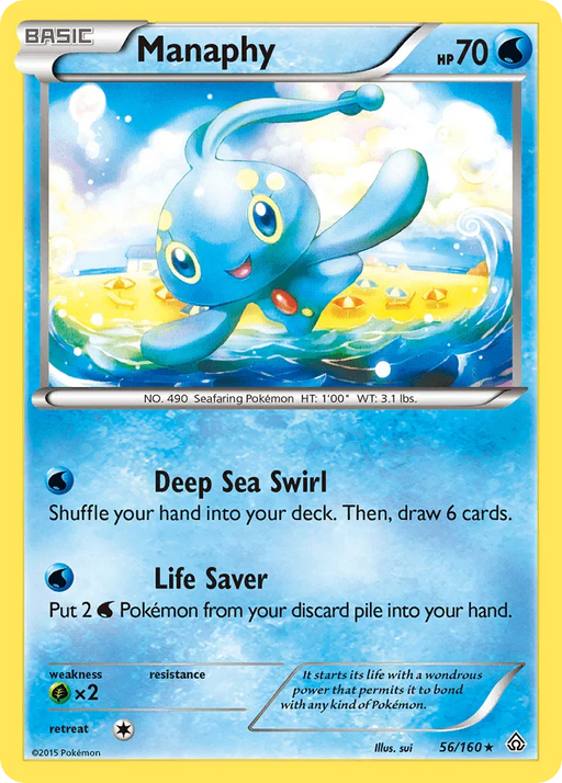 Manaphy (56/160) [XY: Primal Clash] - for just $0.40! 