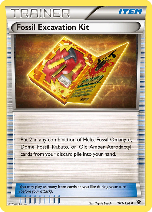 Fossil Excavation Kit (101/124) [XY: Fates Collide] - for just $0.10! 