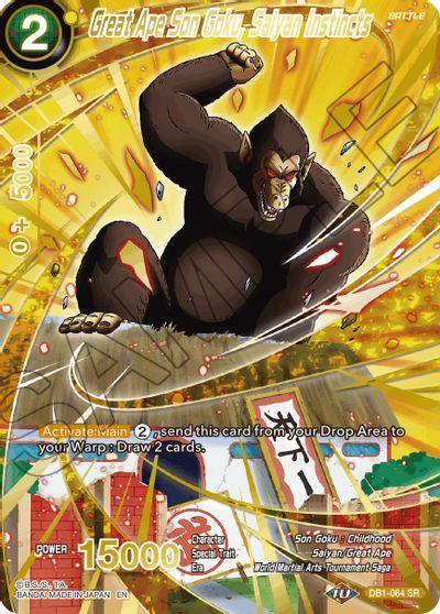 Great Ape Son Goku, Saiyan Instincts (Alternate Art) (DB1-064) [Special Anniversary Set 2021] - for just $0.20! 