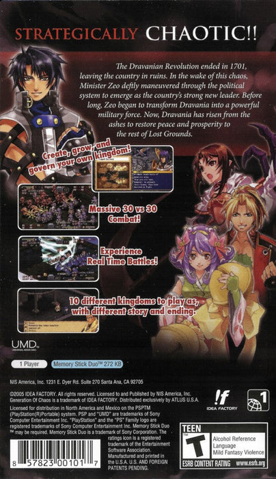 Generation of Chaos  – PlayStation Portable (PSP) - for just $12.99! 