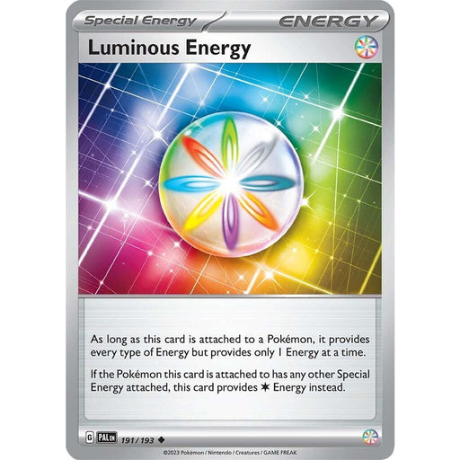 Luminous Energy (191/193) [Scarlet & Violet: Paldea Evolved] - Just $0.10! Shop now at Retro Gaming of Denver