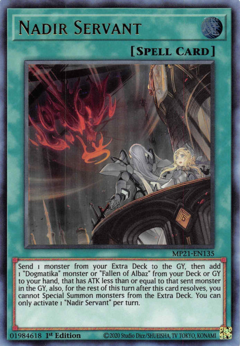 Nadir Servant [MP21-EN135] Ultra Rare - for just $0.45! 
