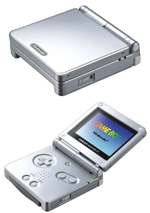 Game Boy Advance SP (GBA SP) [AGS-001] [Platinum] – Scratch & Scuff Condition - for just $144.99! 