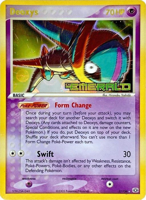 Deoxys (2/106) (Stamped) [EX: Emerald] - for just $80.85! 