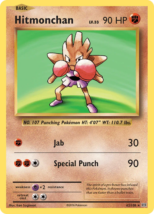 Hitmonchan (62/108) [XY: Evolutions] - for just $0.90! 