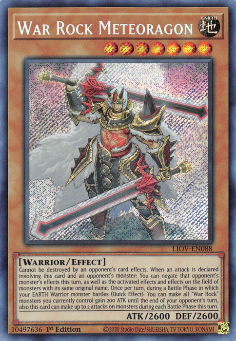 War Rock Meteoragon [LIOV-EN088] Secret Rare - for just $0.50! 