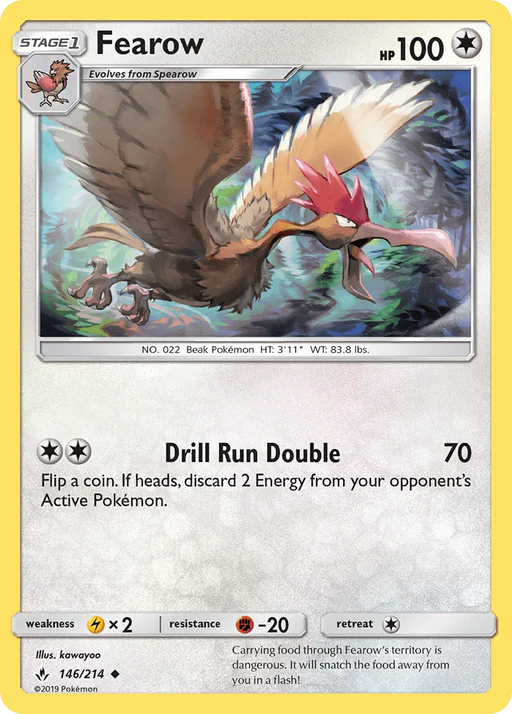 Fearow (146/214) [Sun & Moon: Unbroken Bonds] - for just $0.10! 