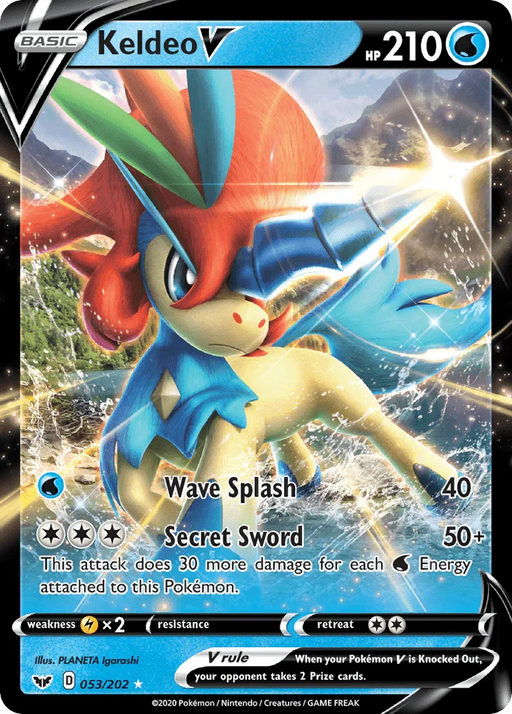 Keldeo V (053/202) [Sword & Shield: Base Set] - for just $0.55! 