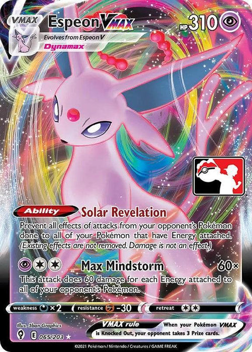 Espeon VMAX (065/203) [Prize Pack Series One] - for just $55.45! 