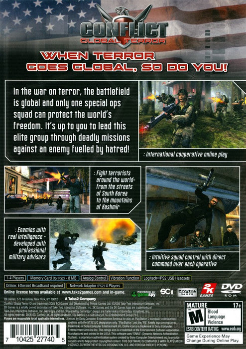 Conflict: Global Terror – PlayStation 2 (PS2) - for just $0! 