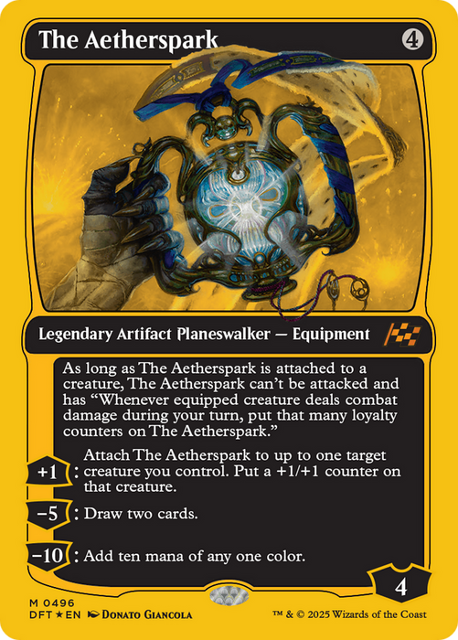 The Aetherspark (DFT-496) - Aetherdrift Foil - for just $22.88! 