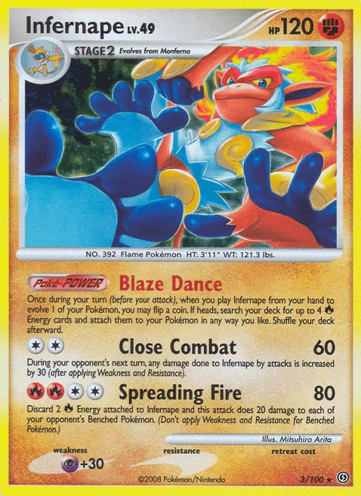 Infernape (3/100) [Diamond & Pearl: Stormfront] - for just $7.80! 