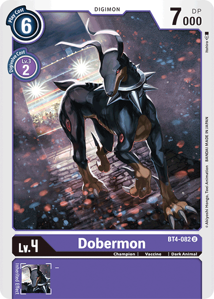 Dobermon [BT4-082] [Great Legend] - Just $0.09! Shop now at Retro Gaming of Denver